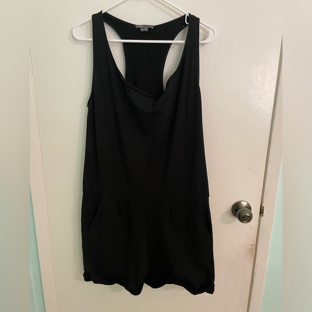 VINCE cotton romper great for maternity